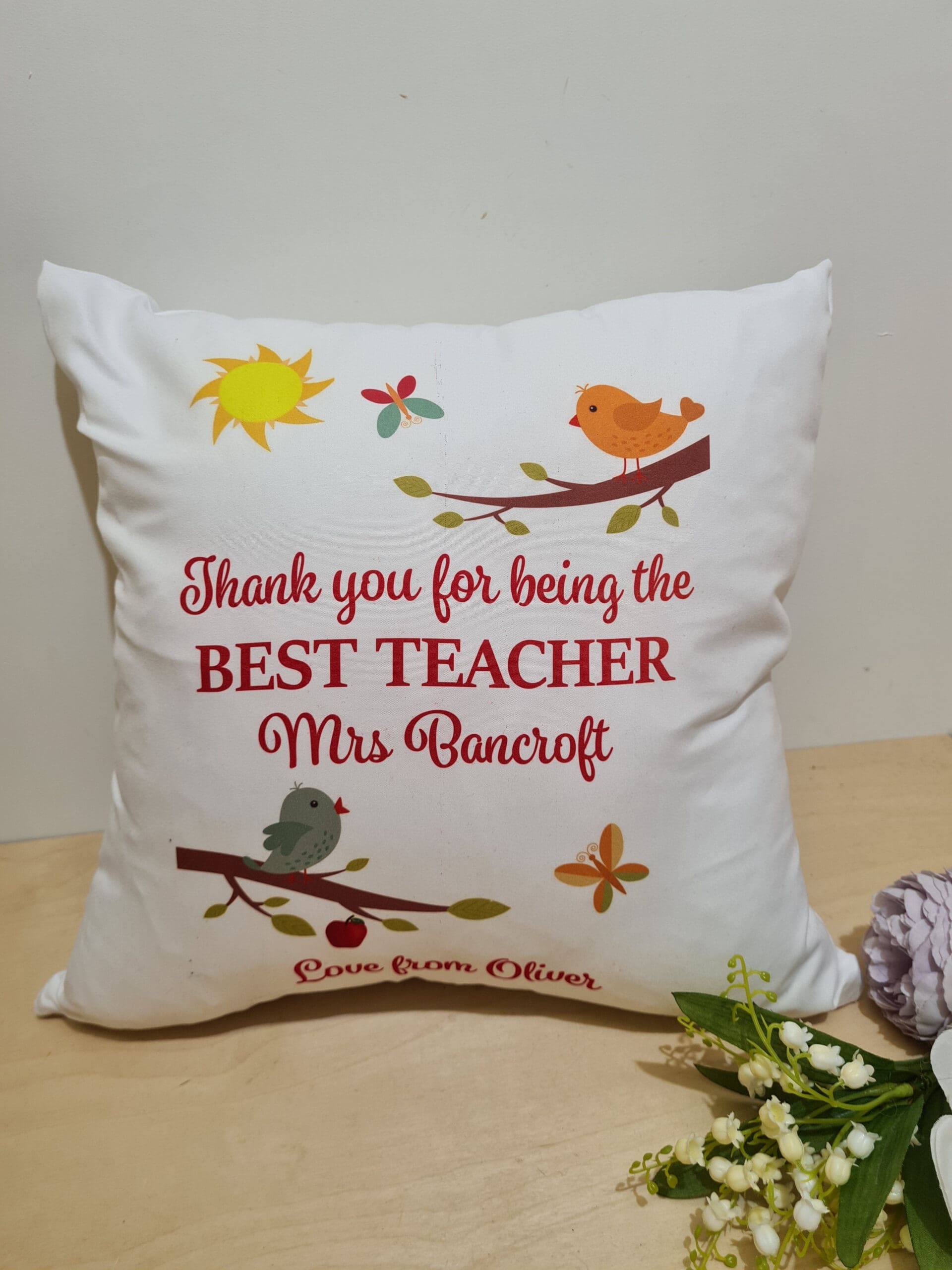 Poduszka dla nauczyciela Thank you