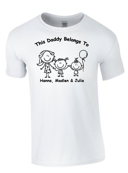 Koszulka dla Taty z nadrukiem - This Daddy Belongs To