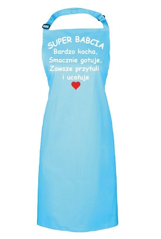 FARTUCH KUCHENNY DLA BABCI "SUPER BABCIA"