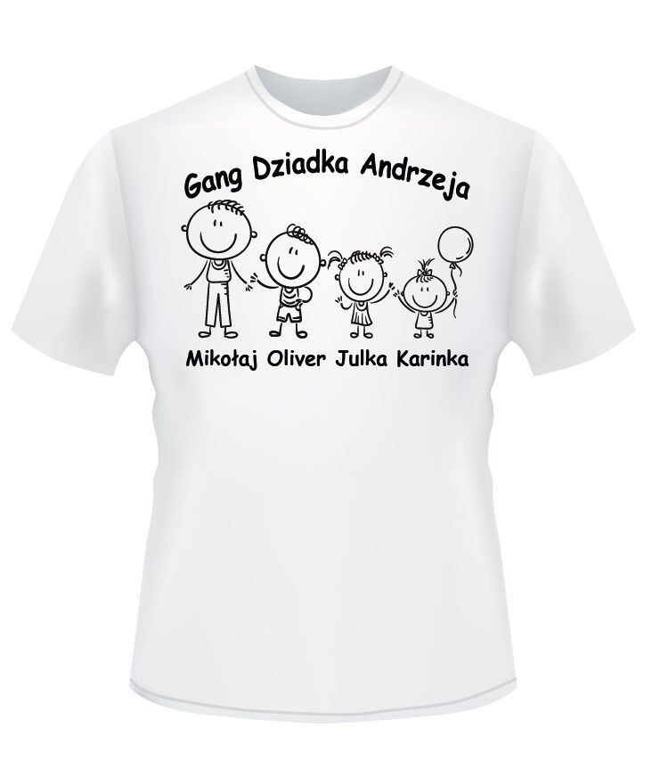 Koszulka dla Dziadka z nadrukiem - Gang Dziadka