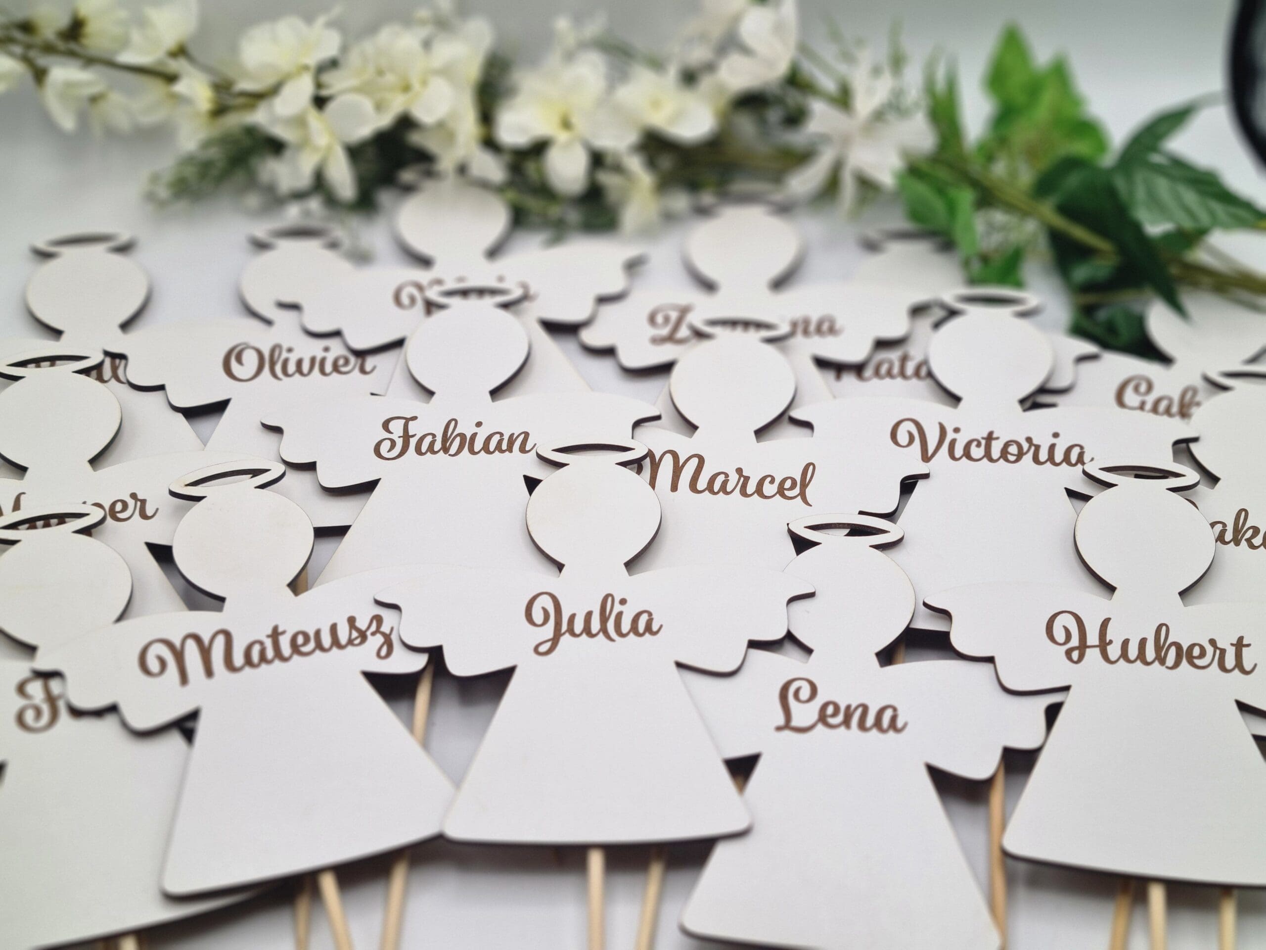 Dekoracja Komunijna Kościoła Aniołek z imieniem