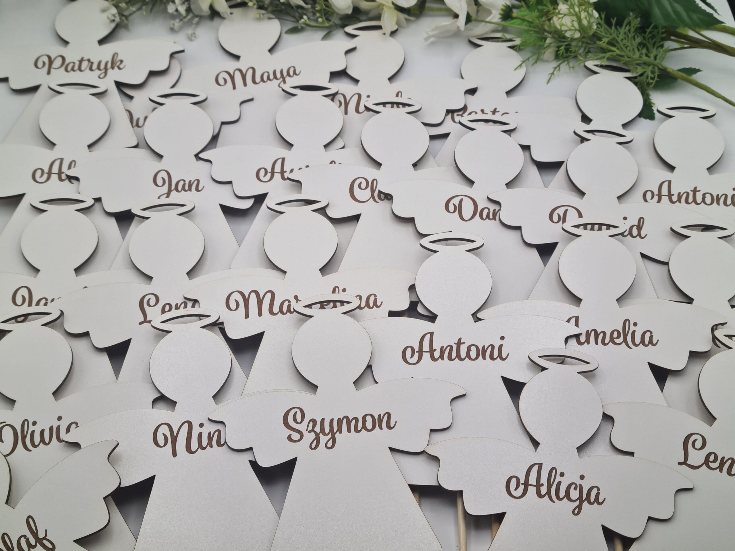 Dekoracja Komunijna Kościoła Aniołek z imieniem