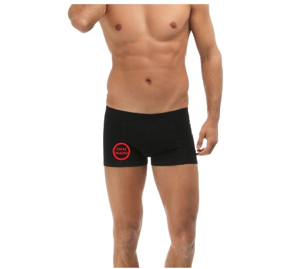 bokserki zakaz wjazdu prezent dla faceta