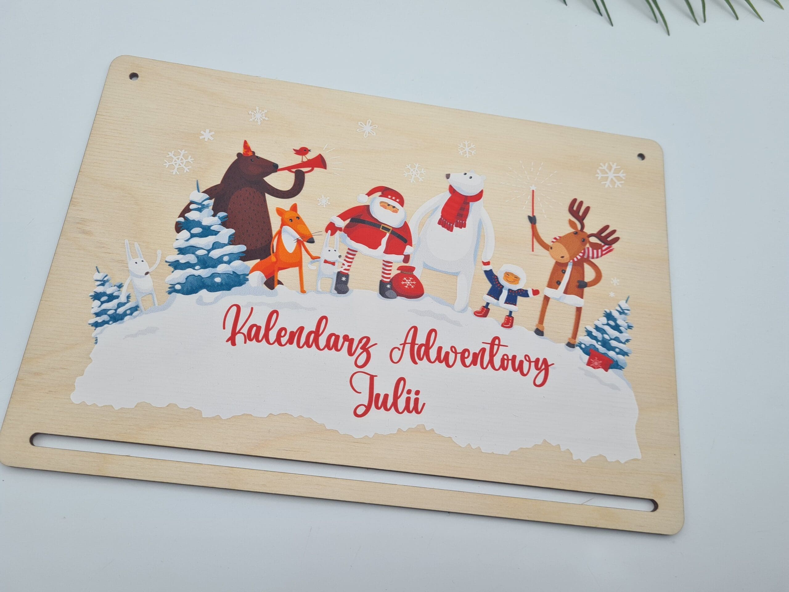 Kalendarz Adwentowy z imieniem