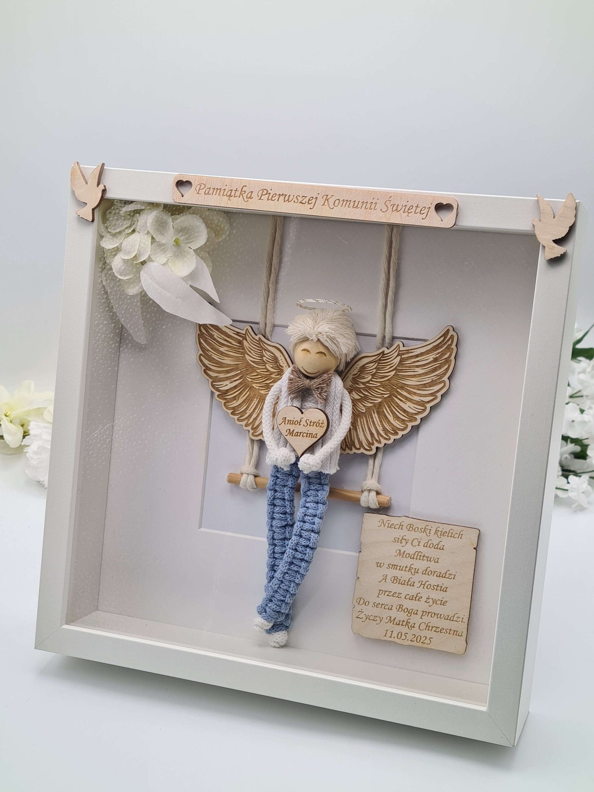 Anioł Stróż dla chłopca – Pamiątka Pierwszej Komunii Świętej