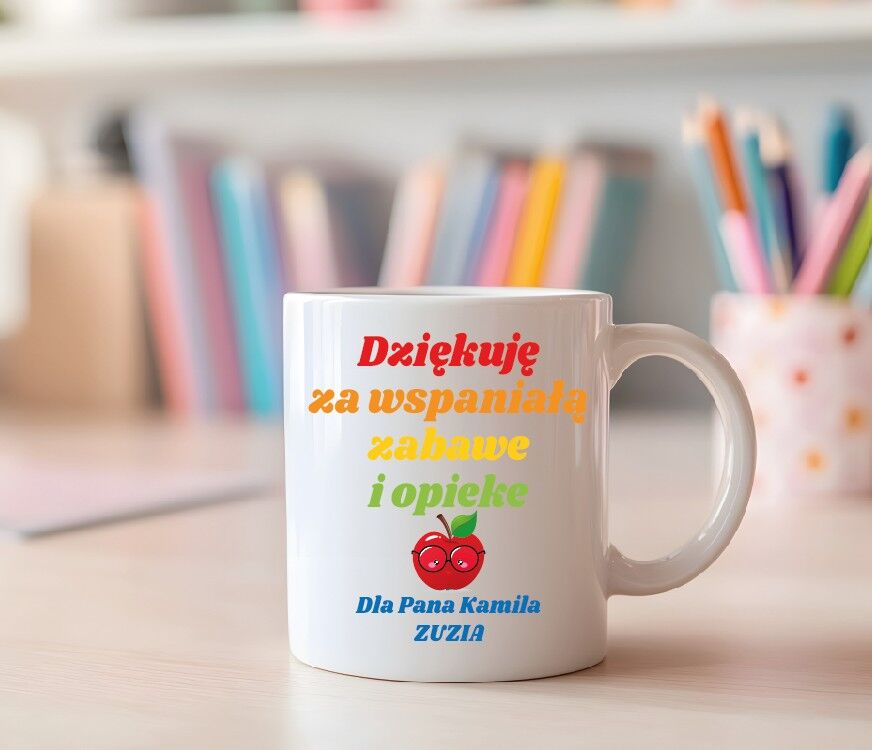 Kubek dla nauczyciela dziekuje