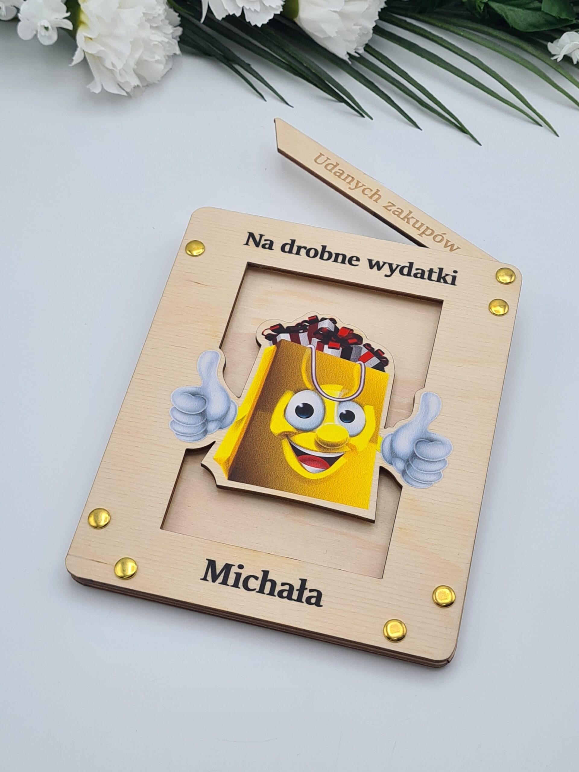 Drewniana Ramka na Kartę Upominkową – Personalizowany Prezent na Każdą Okazję